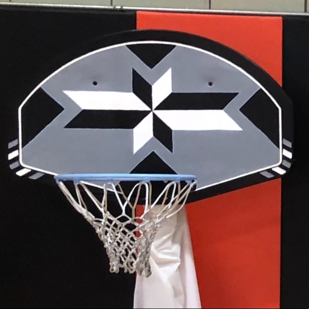 Basketball decoration hoop